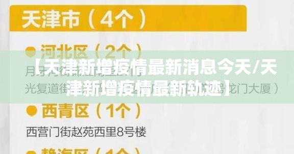 【天津新增疫情最新消息今天/天津新增疫情最新轨迹】