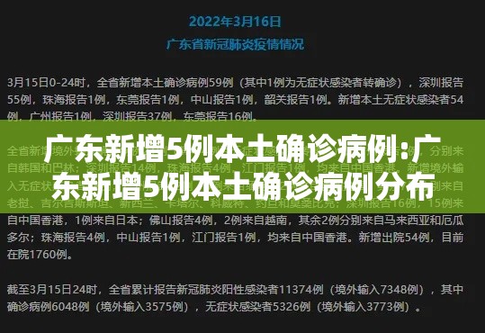 广东新增5例本土确诊病例:广东新增5例本土确诊病例分布
