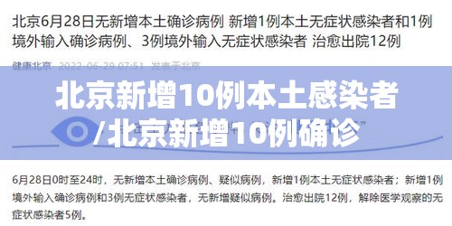 北京新增10例本土感染者/北京新增10例确诊 北京新增10例本土感染者/北京新增10例确诊