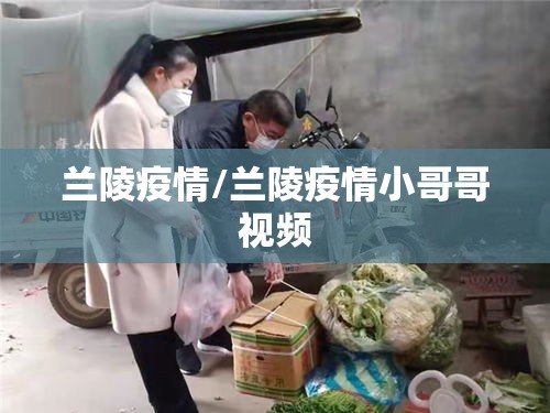 兰陵疫情/兰陵疫情小哥哥视频