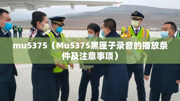 mu5375(Mu5375黑匣子录音的播放条件及注意事项) mu5375(Mu5375黑匣子录音的播放条件及注意事项)
