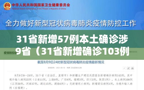 31省新增57例本土确诊涉9省(31省新增确诊103例本土88例) 31省新增57例本土确诊涉9省(31省新增确诊103例本土88例)