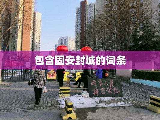 包含固安封城的词条