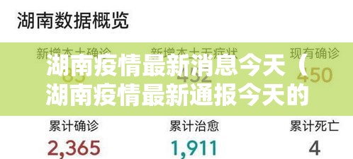 湖南疫情最新消息今天（湖南疫情最新通报今天的消息）