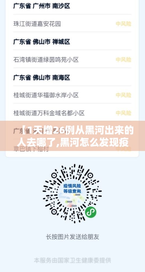 【1天增26例从黑河出来的人去哪了,黑河怎么发现疫情的】 【1天增26例从黑河出来的人去哪了,黑河怎么发现疫情的】