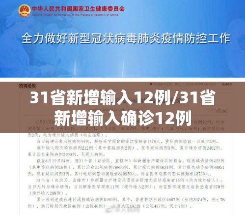 31省新增输入12例/31省新增输入确诊12例