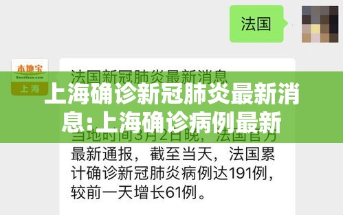 上海确诊新冠肺炎最新消息:上海确诊病例最新 上海确诊新冠肺炎最新消息:上海确诊病例最新