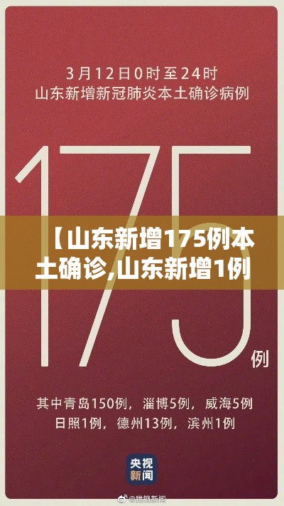 【山东新增175例本土确诊,山东新增1例本地确诊病例详情公布】