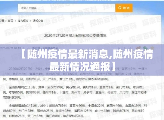 【随州疫情最新消息,随州疫情最新情况通报】 【随州疫情最新消息,随州疫情最新情况通报】