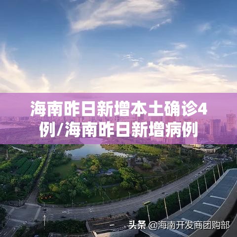海南昨日新增本土确诊4例/海南昨日新增病例 海南昨日新增本土确诊4例/海南昨日新增病例