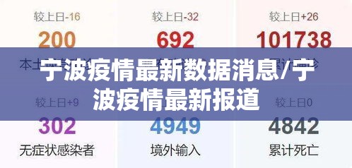 宁波疫情最新数据消息/宁波疫情最新报道 宁波疫情最新数据消息/宁波疫情最新报道