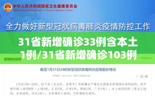 31省新增确诊33例含本土1例/31省新增确诊103例本土94例 31省新增确诊33例含本土1例/31省新增确诊103例本土94例