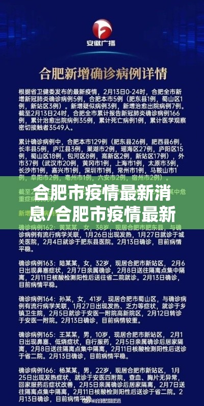 合肥市疫情最新消息/合肥市疫情最新消息