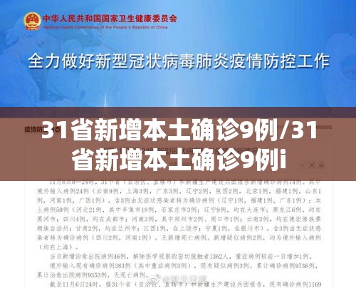 31省新增本土确诊9例/31省新增本土确诊9例i