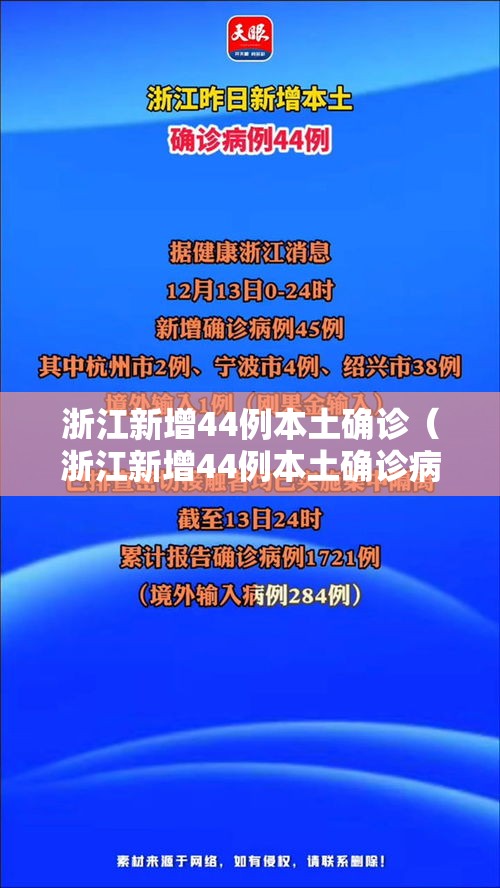 浙江新增44例本土确诊(浙江新增44例本土确诊病例) 浙江新增44例本土确诊(浙江新增44例本土确诊病例)