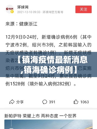 【镇海疫情最新消息,镇海确诊病例】 【镇海疫情最新消息,镇海确诊病例】