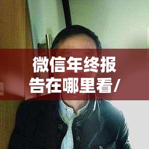 微信年终报告在哪里看/微信年终数据报告是怎么弄么弄的