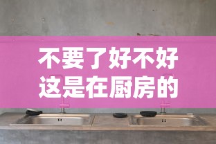 不要了好不好这是在厨房的简单介绍
