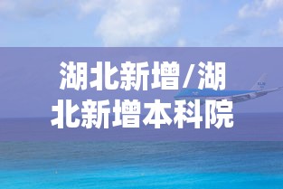 湖北新增/湖北新增本科院校2025年
