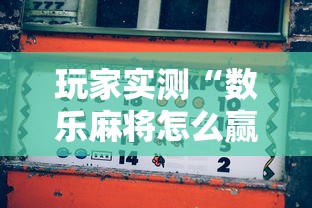 玩家实测“数乐麻将怎么赢”其实确实有挂