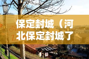 保定封城（河北保定封城了么）