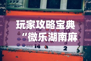 玩家攻略宝典“微乐湖南麻将怎么能赢”的确是有挂