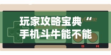 玩家攻略宝典“手机斗牛能不能开挂”其实确实有挂
