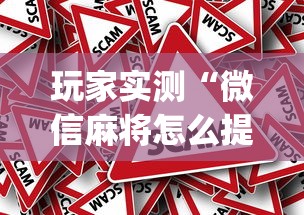 玩家实测“微信麻将怎么提高胜率”(原来真的有挂)