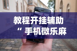 教程开挂辅助“ 手机微乐麻将有赢的规律吗”(确实真的有挂)