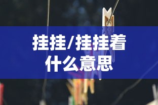 挂挂/挂挂着什么意思