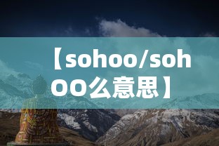 【sohoo/sohOO么意思】 【sohoo/sohOO么意思】
