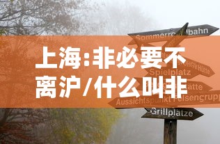 上海:非必要不离沪/什么叫非必要不离沪