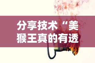 分享技术“美猴王真的有透视挂吗”2026用挂