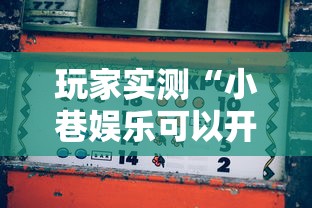 玩家实测“小巷娱乐可以开挂吗”其实是有挂