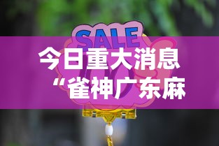 今日重大消息“雀神广东麻将有没有辅助工具”详细辅助