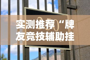 实测推荐“牌友竞技辅助挂”玩家必备神器
