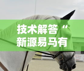 一分钟教你“新源易马真能开挂吗”可以开挂教程
