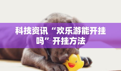 科技资讯“欢乐游能开挂吗”开挂方法
