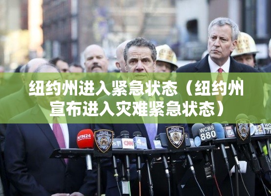 纽约州进入紧急状态（纽约州宣布进入灾难紧急状态）