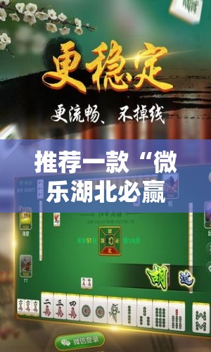 推荐一款“微乐湖北必赢透视神器”开挂神器