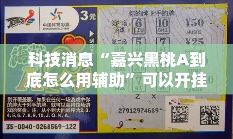 科技消息“嘉兴黑桃A到底怎么用辅助”可以开挂