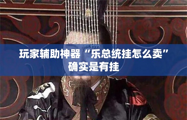玩家辅助神器“乐总统挂怎么卖”确实是有挂