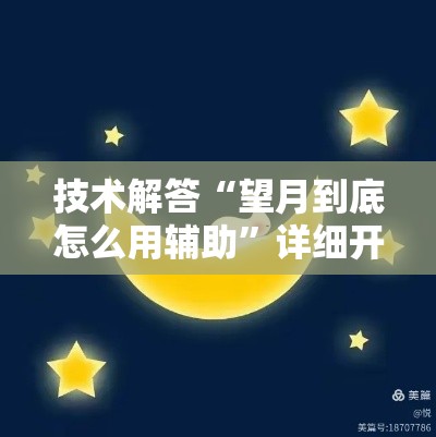 技术解答“望月到底怎么用辅助	”详细开挂步骤