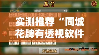 实测推荐“同城花牌有透视软件吗	”真可以装挂