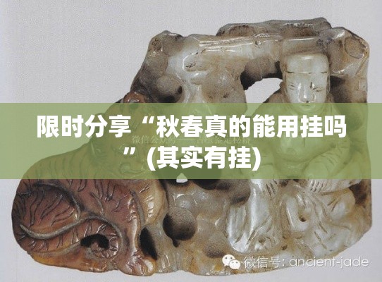限时分享“秋春真的能用挂吗	”(其实有挂)