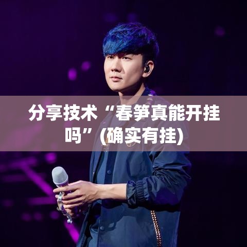 分享技术“春笋真能开挂吗”(确实有挂)