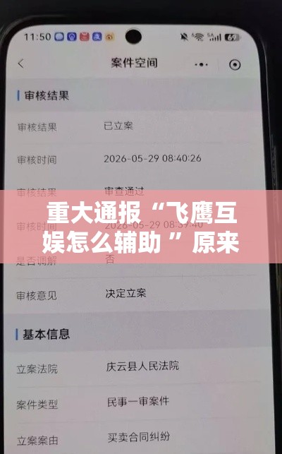 重大通报“飞鹰互娱怎么辅助 	”原来确实有挂