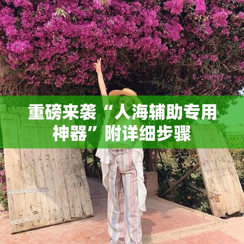 重磅来袭“人海辅助专用神器	”附详细步骤