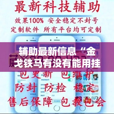 辅助最新信息“金戈铁马有没有能用挂呢	”开挂神器