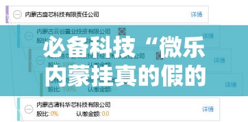 必备科技“微乐内蒙挂真的假的”可以开挂软件